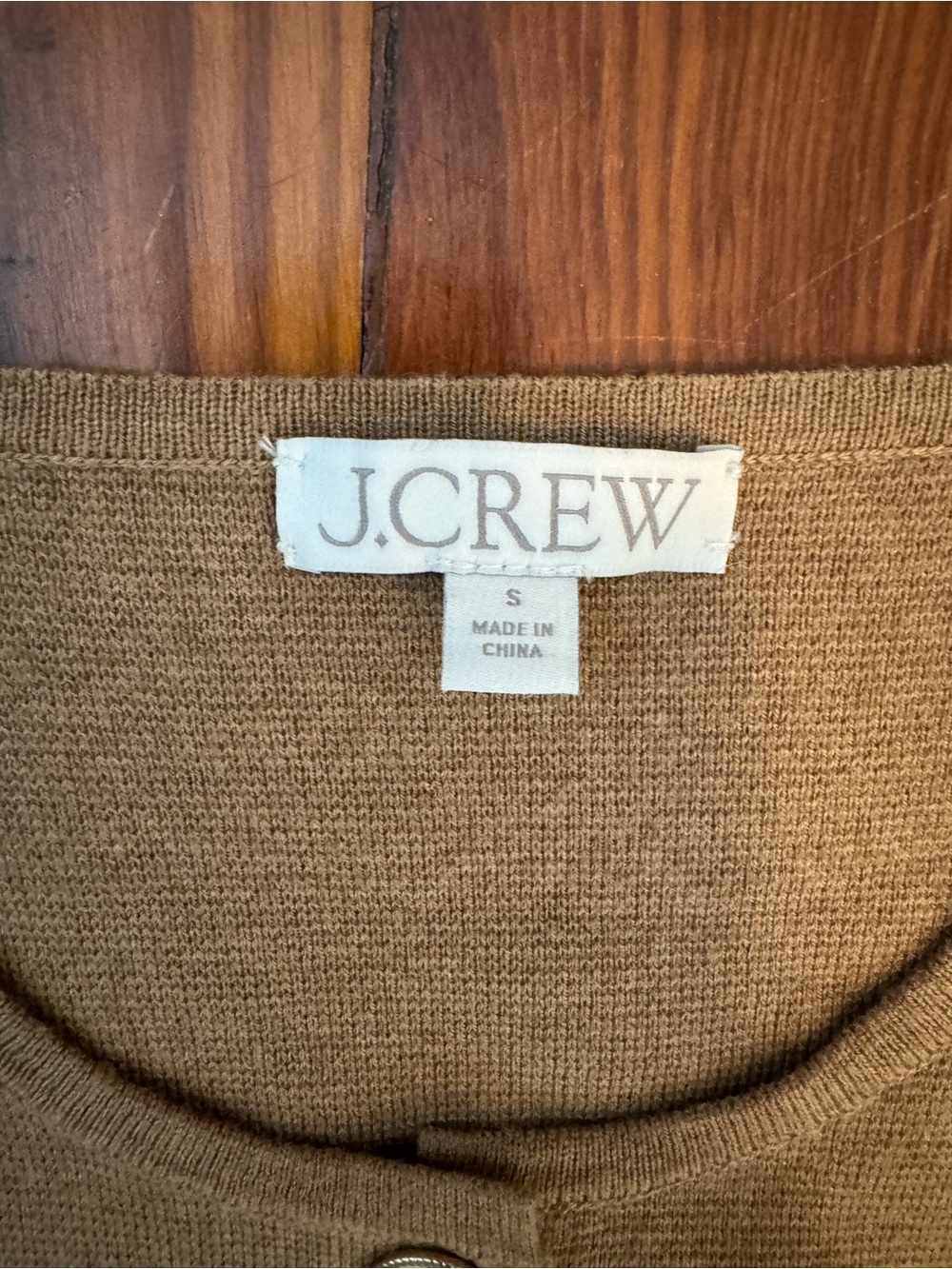 J. Crew Giselle Camel Knit Blazer - Picture 3 of 4
